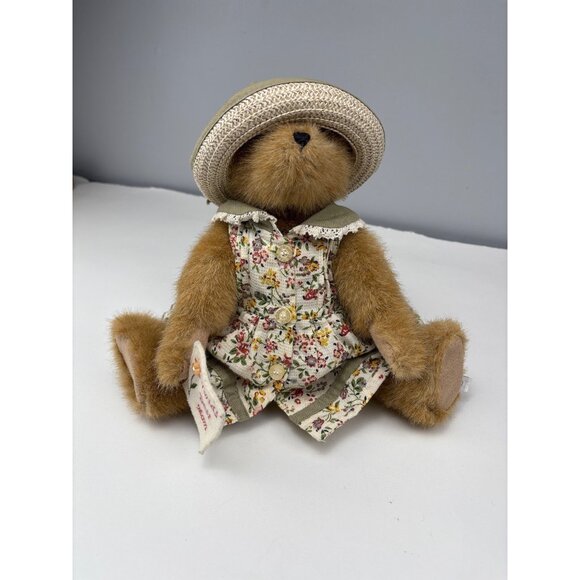 Boyds Plush 82556 Momma Bearybest Bear Floral Dress 12" Worlds Best Mom Gift - Picture 1 of 8